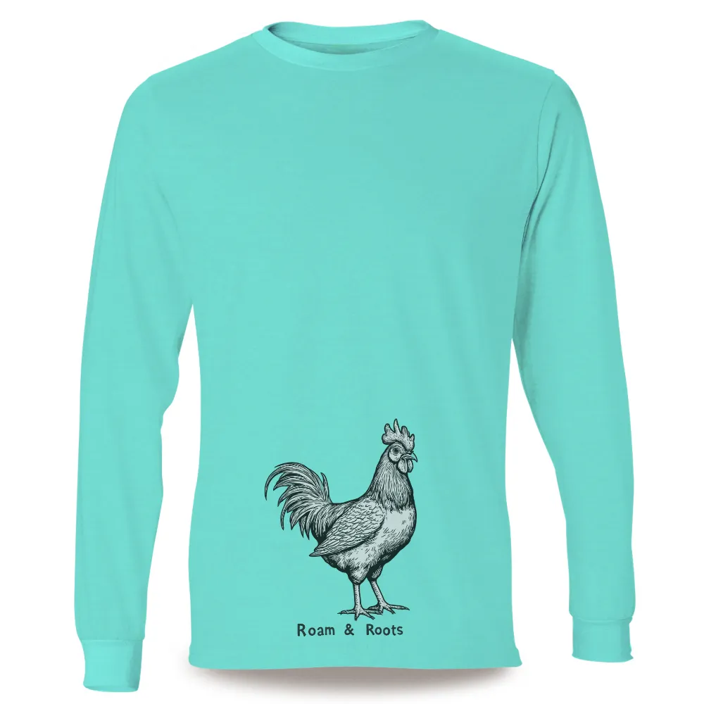 Rooster T-Shirts Design: Vintage Engraving Art|old milwaukee t shirt vintage