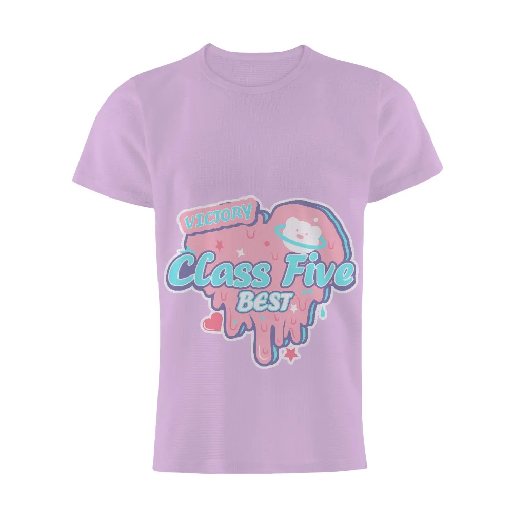 TShirt Design: Class Five's Journey of Victory and Dreams|mother daughter mothers day shirts