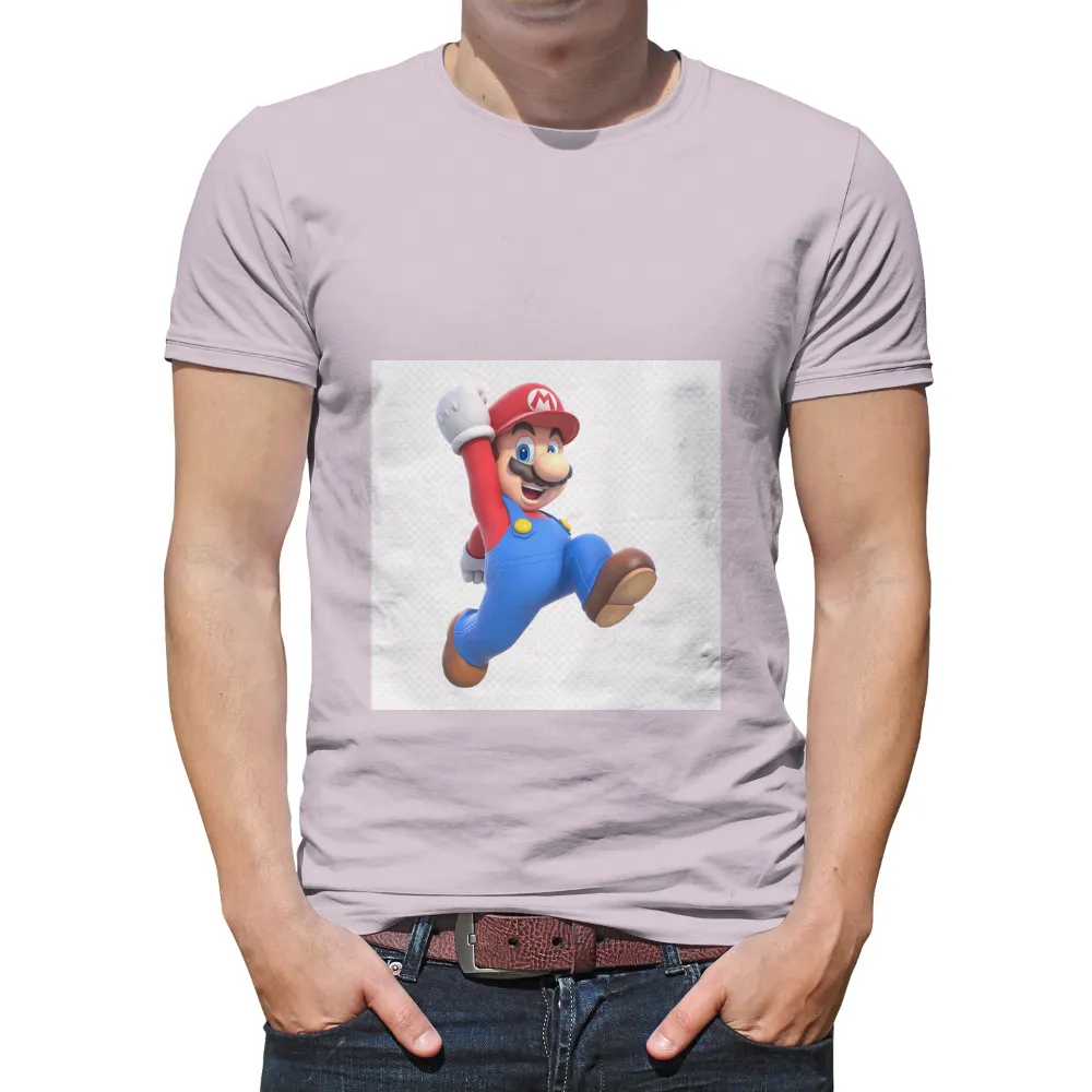 Tee Shirts Printed: Mario Adventure - Gaming Hero|mario hilario shirt