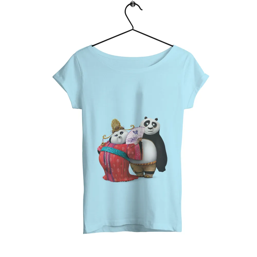 Graphic Tees: Pandas in Harmony - Artistic Designs|sun protective clothing mens shirts