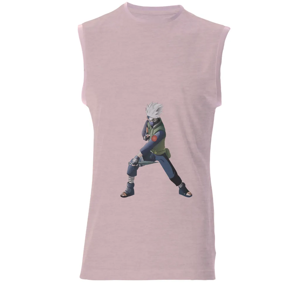 Customized Tee Shirts: Kakashi Hatake - Strength and Resilience|hidden naruto shirt