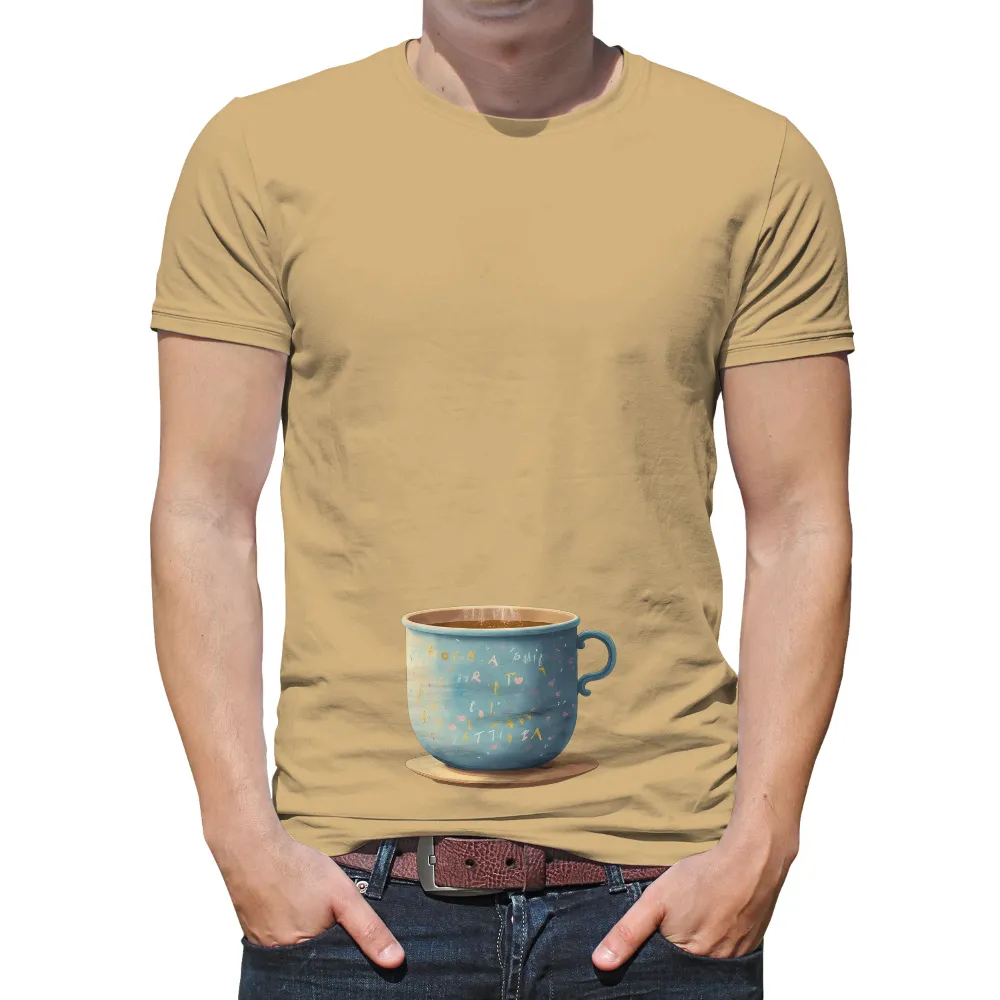 T-Shirt Printing: Embrace Life's Whimsical Moments with a Cup of Coffee|peace love valentine shirt