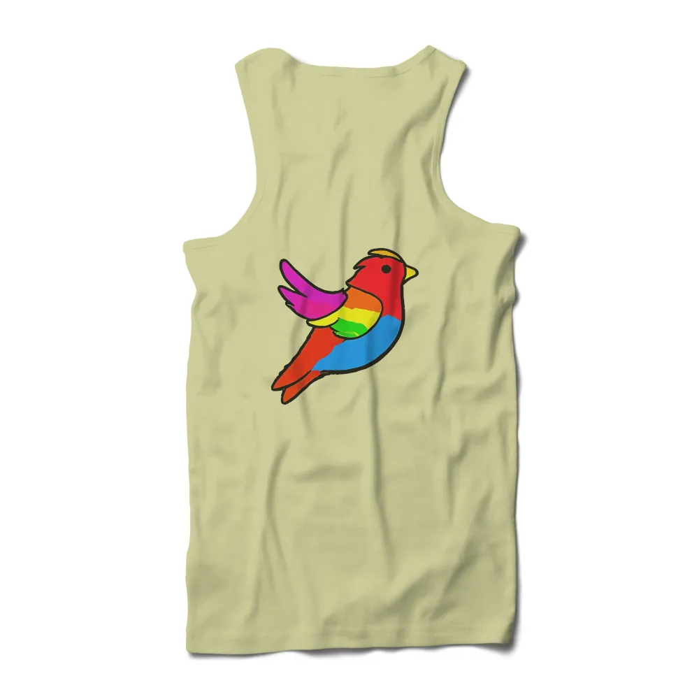 Rainbow Bird: A Symbol of Unity and Diversity | TShirt Printing|rainbow t shirt nhs