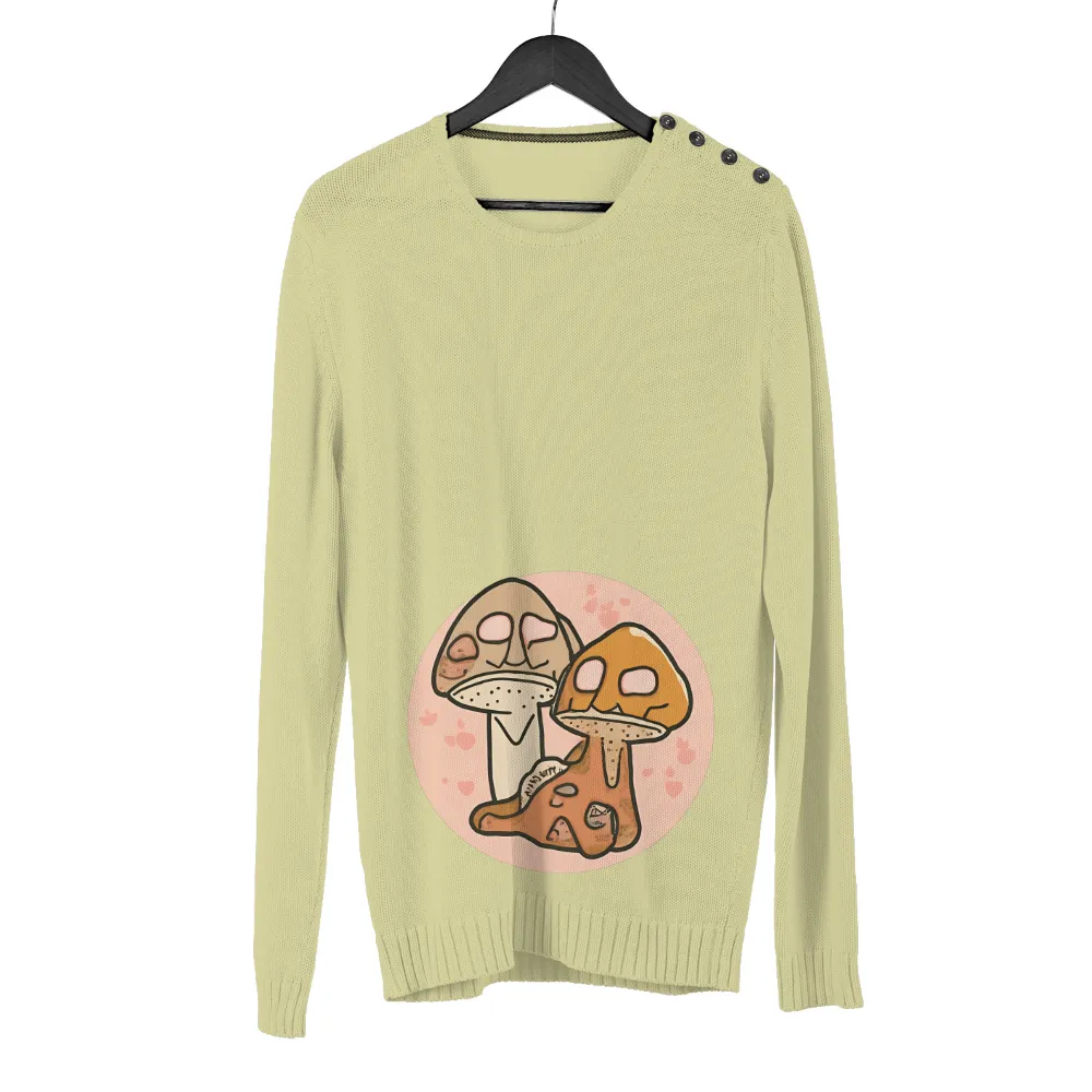 Whimsical Mushrooms: A Love Story in T-Shirts Design|roblox t shirt i love my mom