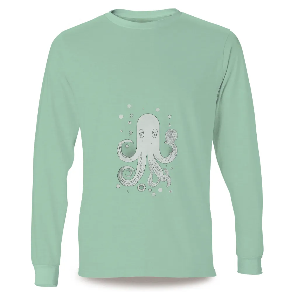 Graphic Tees: Ollie the Octopus - Artistic Ocean Mysteries|detroit red wings octopus