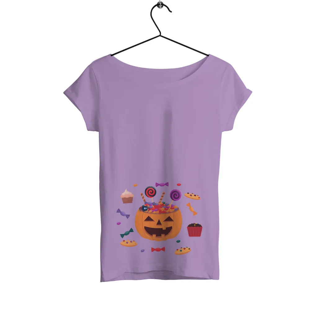 Custom Tee Shirts: Halloween Fun with Jack-O-Lantern and Candies|g is for ghostface shirt spirit halloween