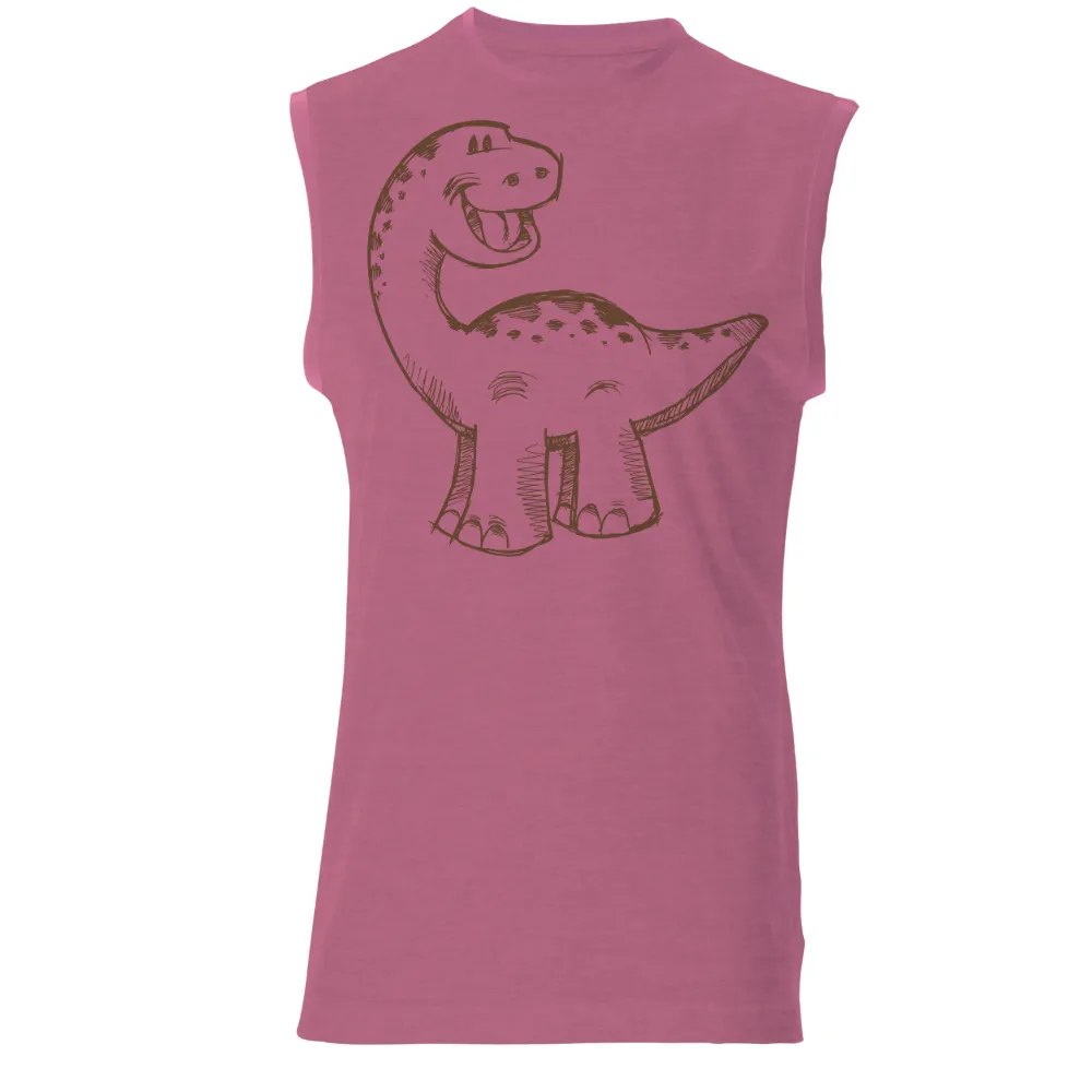 Custom T-Shirt Printing: Whimsical Dinosaur Joy|dinosaur bunny shirt