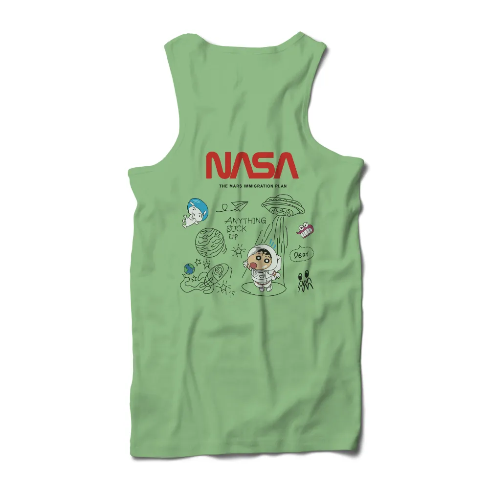 Tee Shirt Printing: Max's Space Adventure with NASA's Human Exploration Plan|adam ant cartoon t shirt