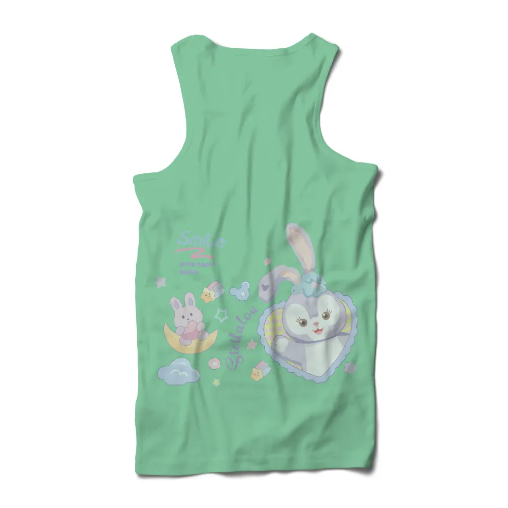 TShirt Printing: Smile with Bobbi & Bobby - Whimsical Bunny Design|bugs bunny easter shirt