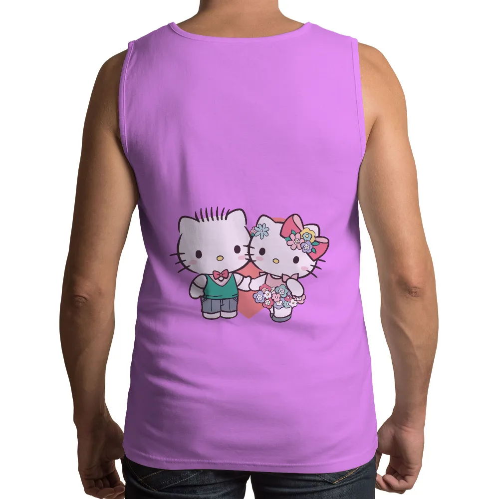 T-Shirts Custom: Daniel & Chococat - Whimsical Friendship and Love|and into the garden i go t shirt