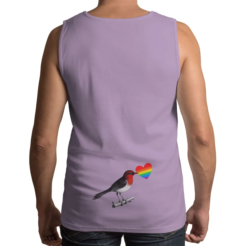 Tee Shirts Printed: Robin of Love and Acceptance|roblox bacon t shirt rainbow