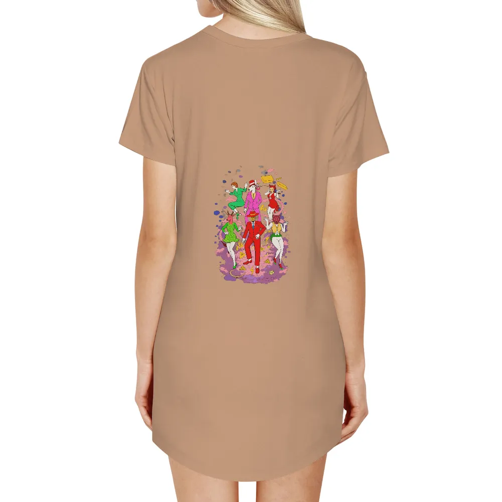 T-Shirts Design: A Surreal Whimsical World| man with a dog's head