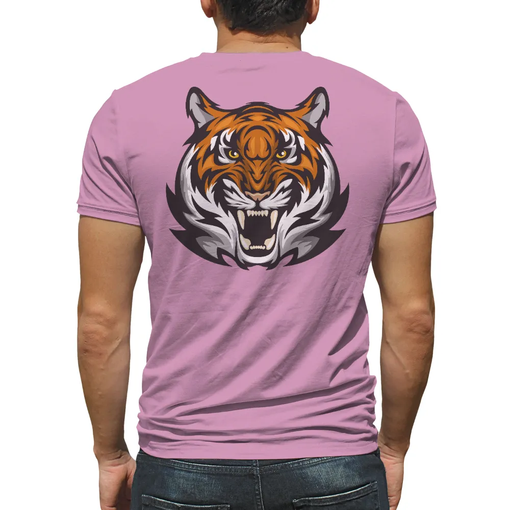 T-Shirts Design: Fierce Tiger - Strength and Courage|animal crossing young royal shirt