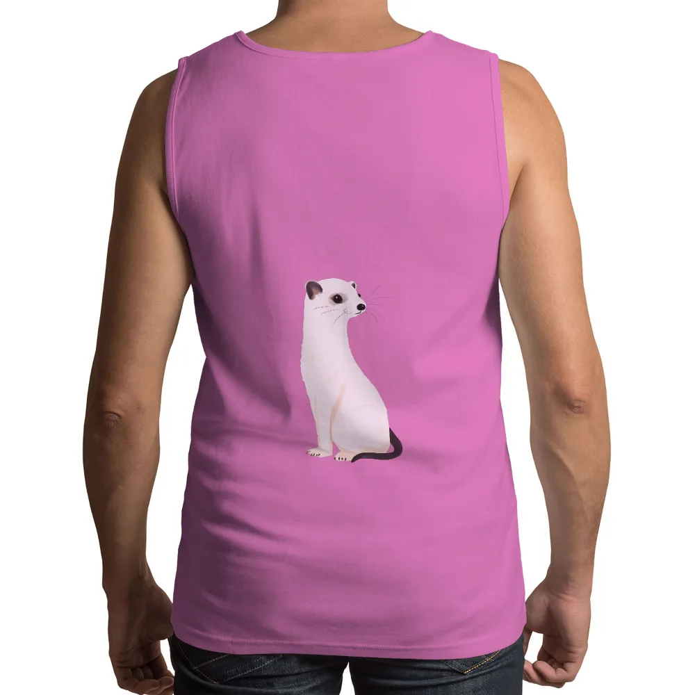 Customized Tee Shirts: Minimalist Weasel Design|royal shirt animal crossing