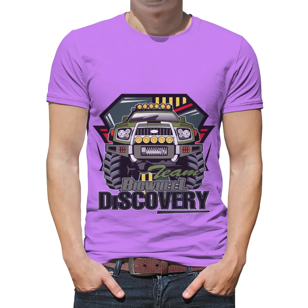 Customized Tee Shirts: Team Bigwheel Discovery - Adventure and Exploration|adventure time star wars shirt