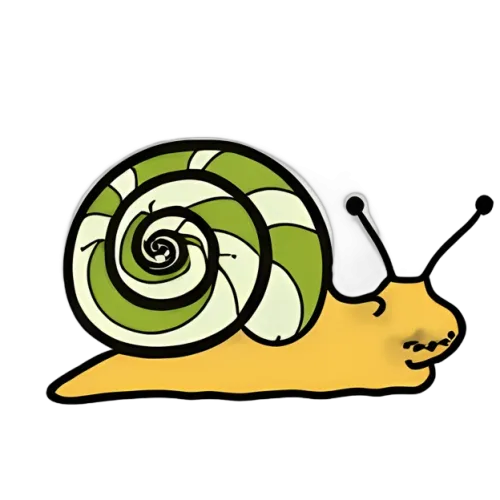 T-Shirt Printing: Swirl the Snail - Artistic Spirals of Growth