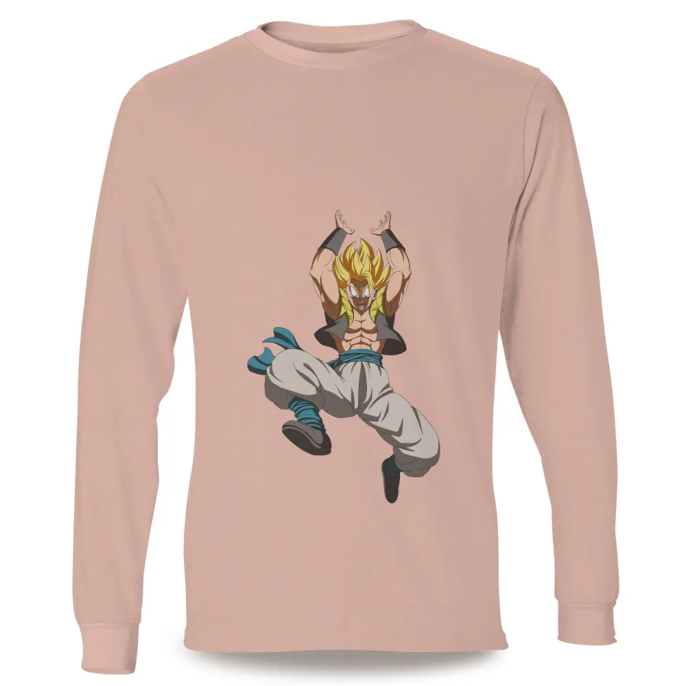 Gogeta Super Saiyan T-Shirt Printing: Power and Determination|mom to the 4th power shirt