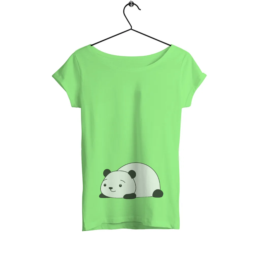 Shirts Graphic Tees: Pandy - The Minimalist Panda Design|cute t shirt for roblox