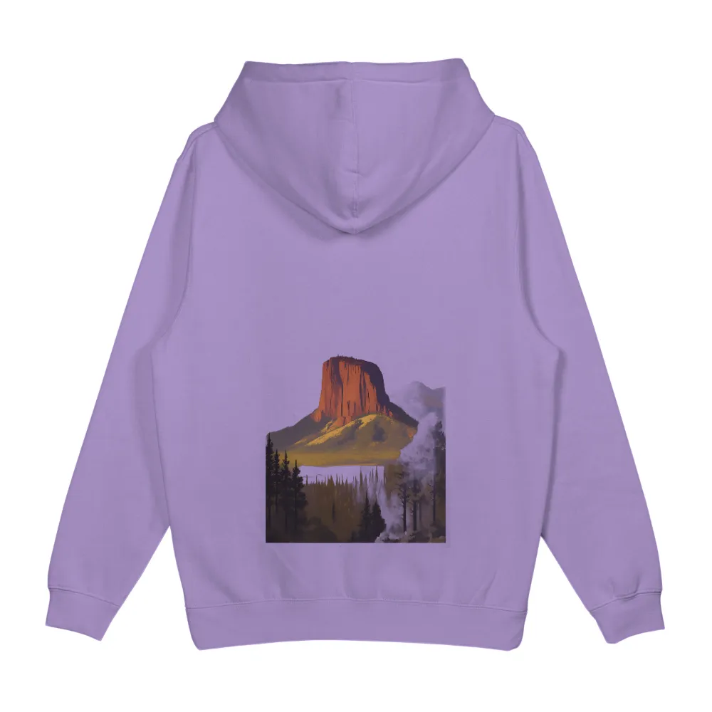 TShirt Printing: Majestic Mountain Sunset - Nature's Harmony|outdoor summer long sleeve shirts