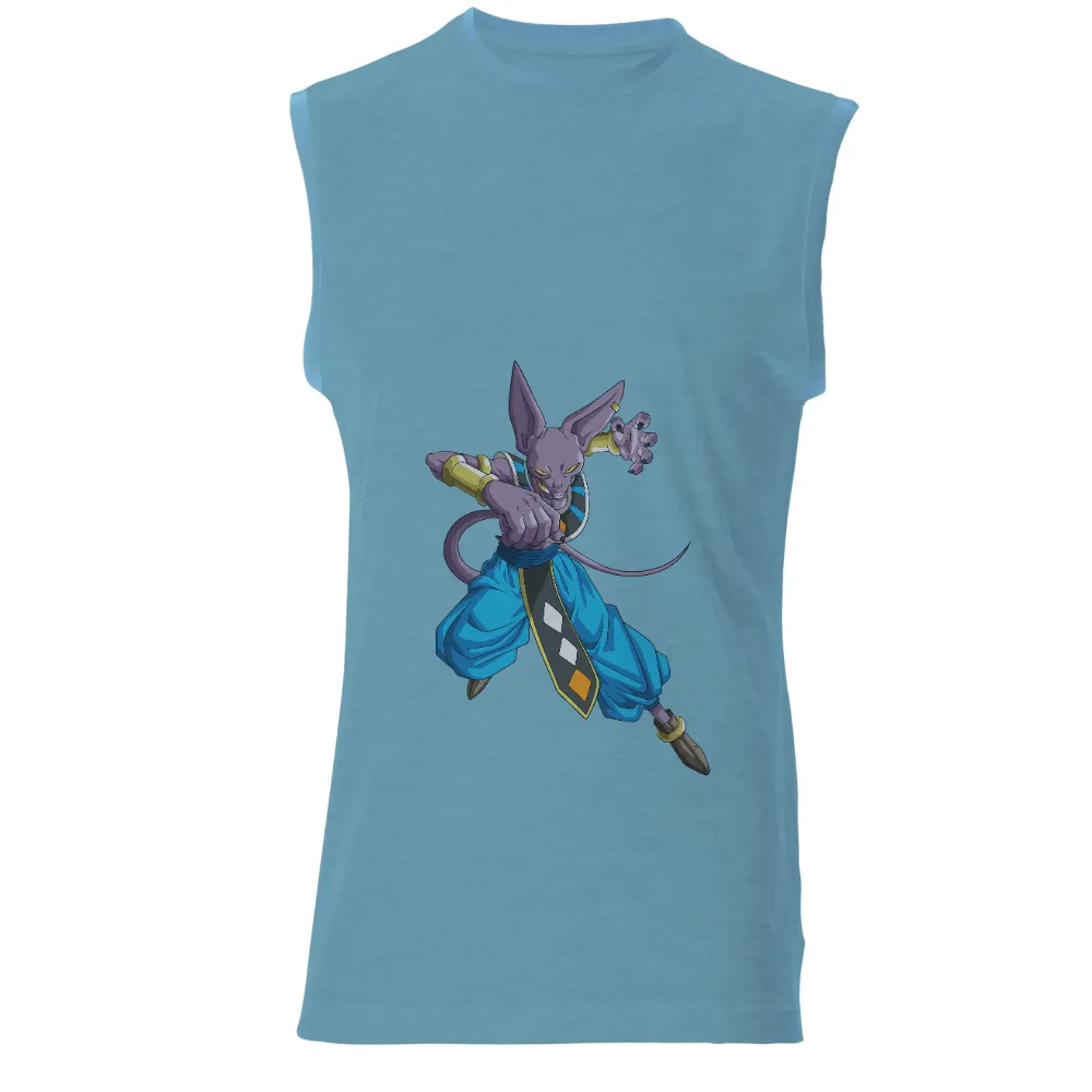 Tee Shirts Printed: Unleash the Power of Beerus from Dragon Ball|dragon ball super super hero tshirt