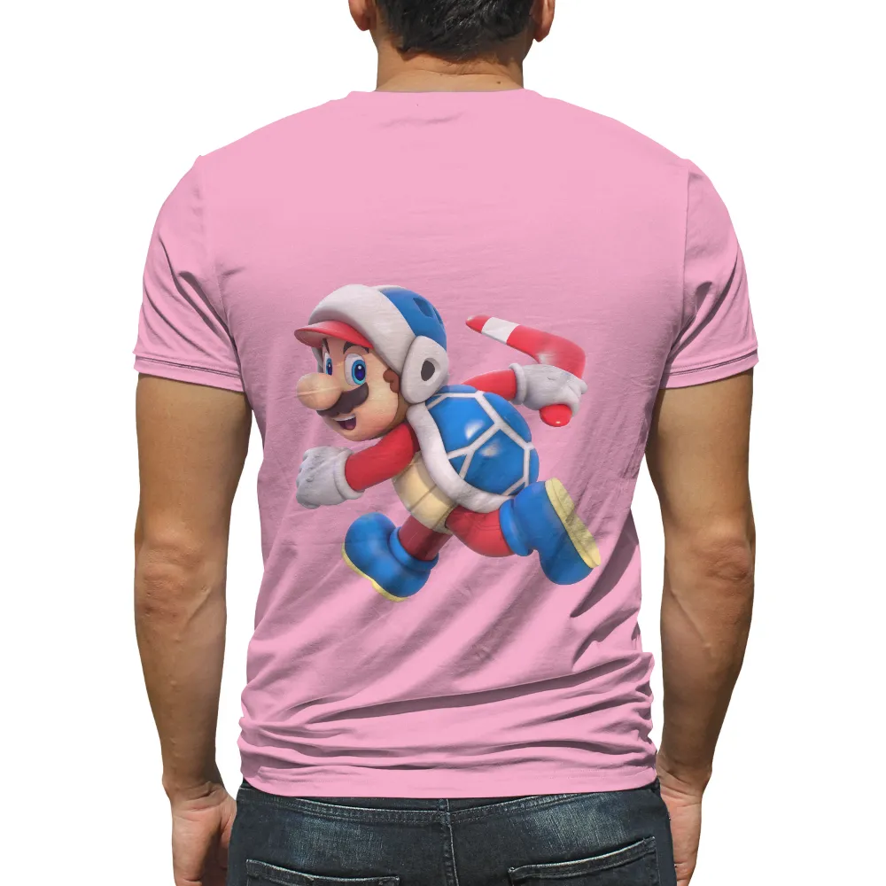 T-Shirts Custom: Futuristic Sports Hero in Video Game Style|video game valentine shirt