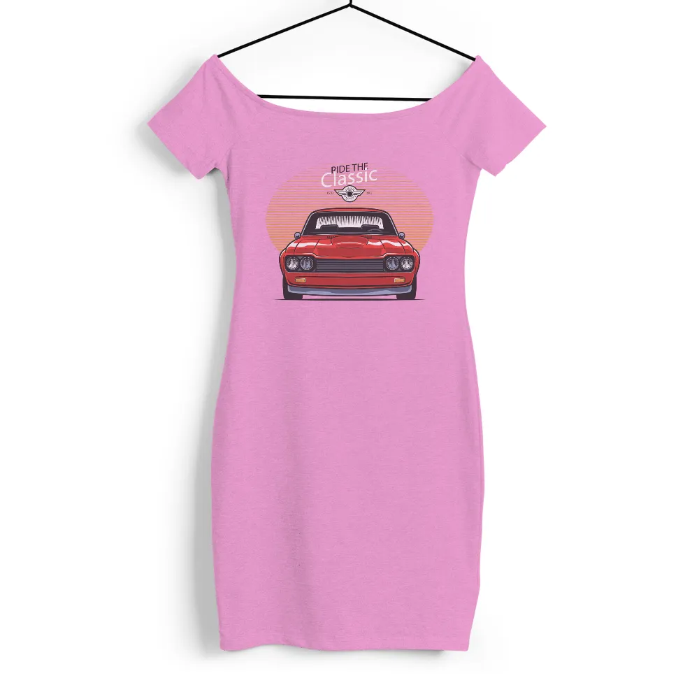 Graphic Tees: Ride Time Classic - Vintage Muscle Car Enthusiast|summer surf retro casual tee