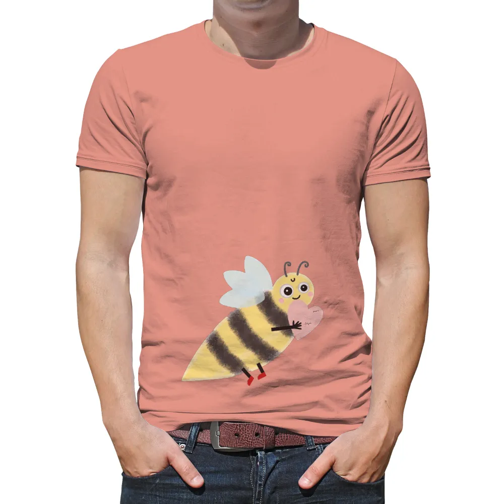 T-Shirts Custom: Spread Love with Buzzy the Bee|womens summer western shirts