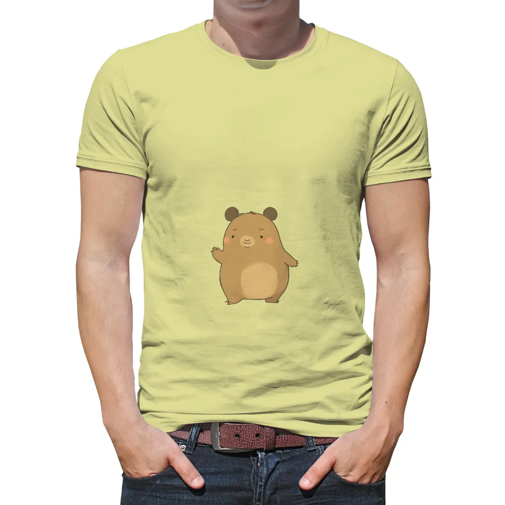 TShirt Printing: Spread Joy with Bruno the Bear|cute easter shirts for adults