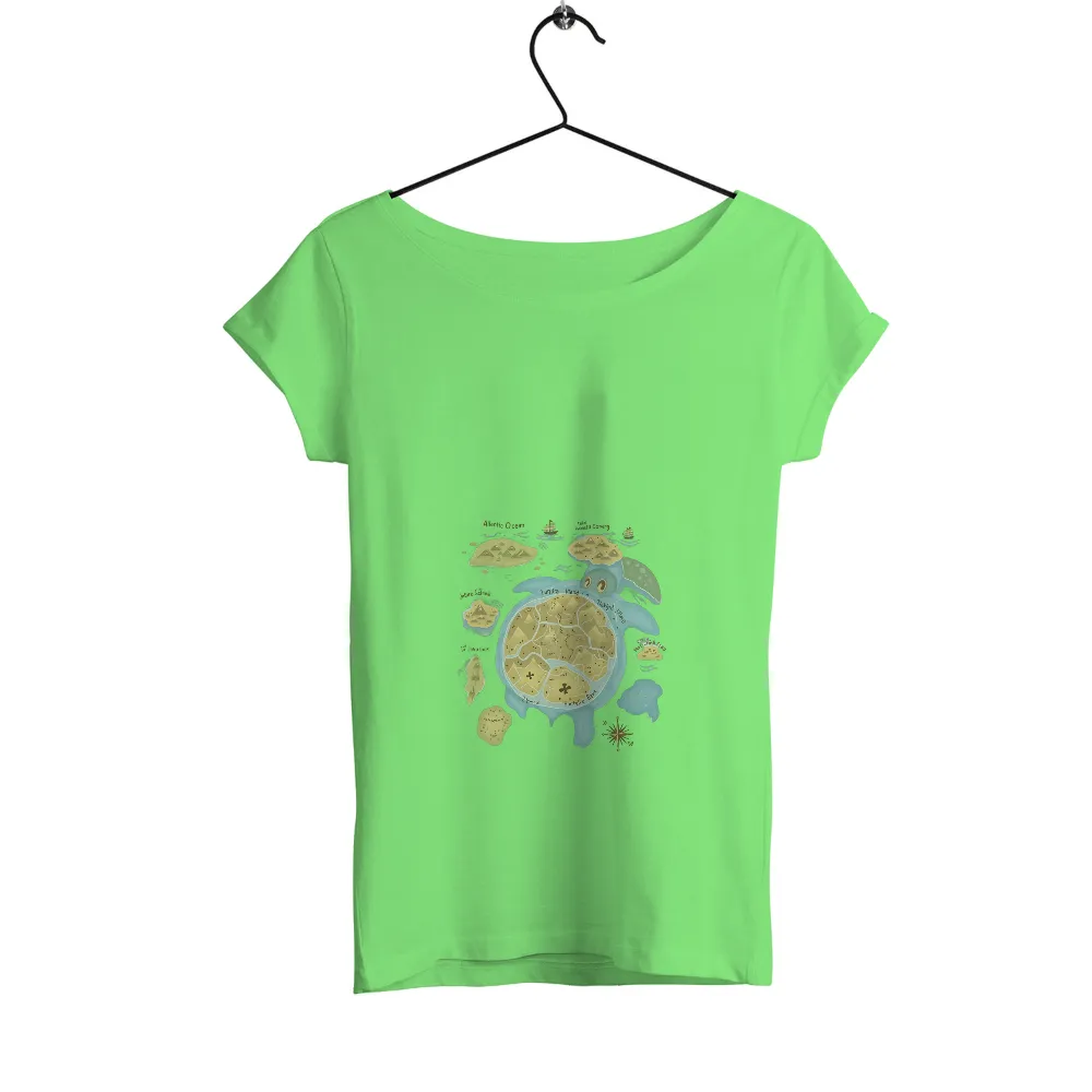 Tee Shirt Printing: Explore the Enchanted World of Turtle Island| compass rose