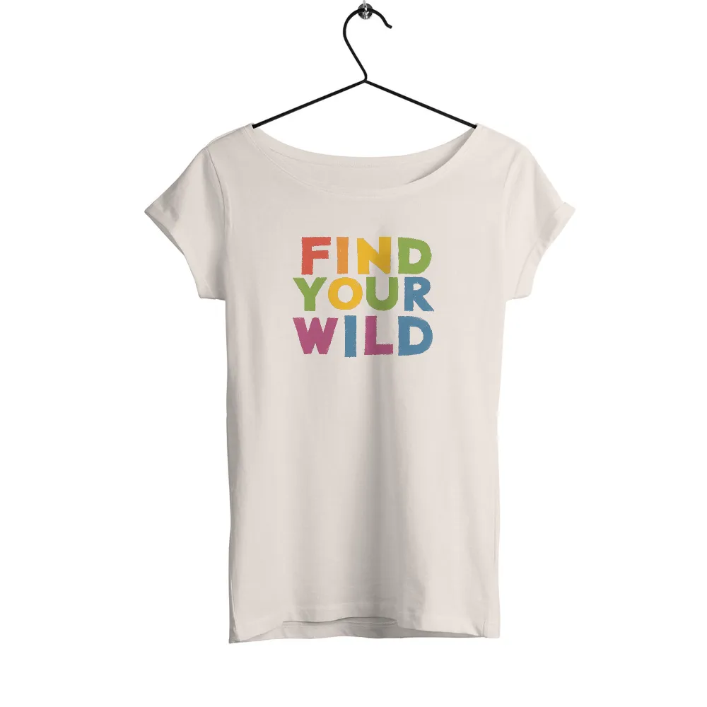 Custom T-Shirt Printing: Find Your Wild - Adventure, Inspiration & Exploration| adventurous spirit