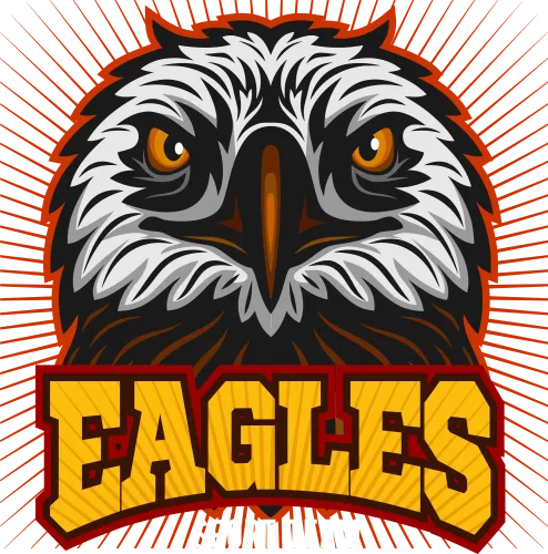 T-Shirts Pattern: Bold Eagle Sports Team Design