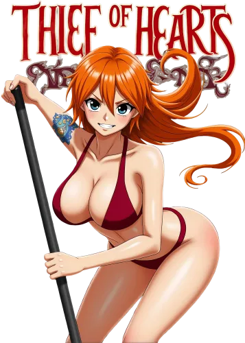 Thief of Hearts - one piece manga t shirt