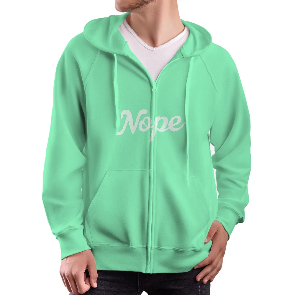 TShirt Printing: 'Nope' - A Statement of Self-Care and Boundaries|roblox t shirt black and white