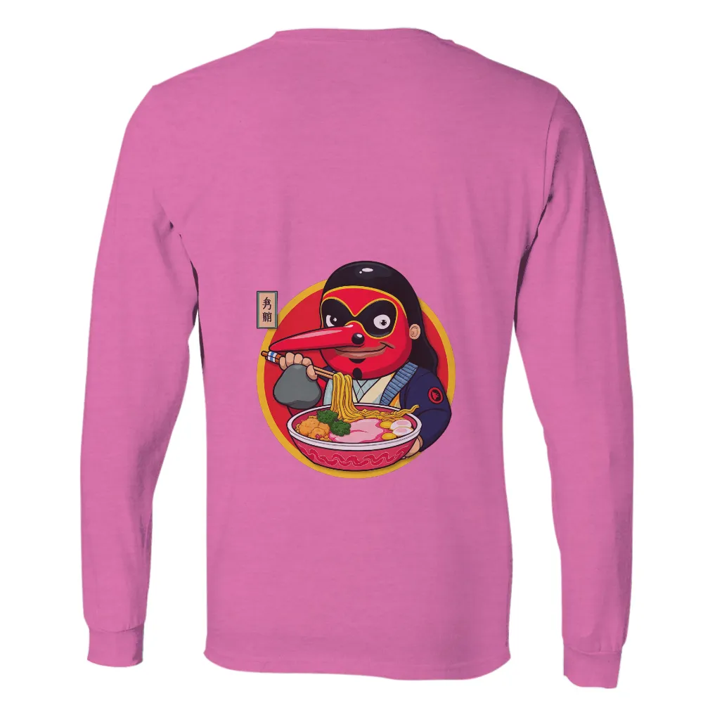 T-Shirts Pattern: Red Mask Hero Enjoying Ramen| anime character