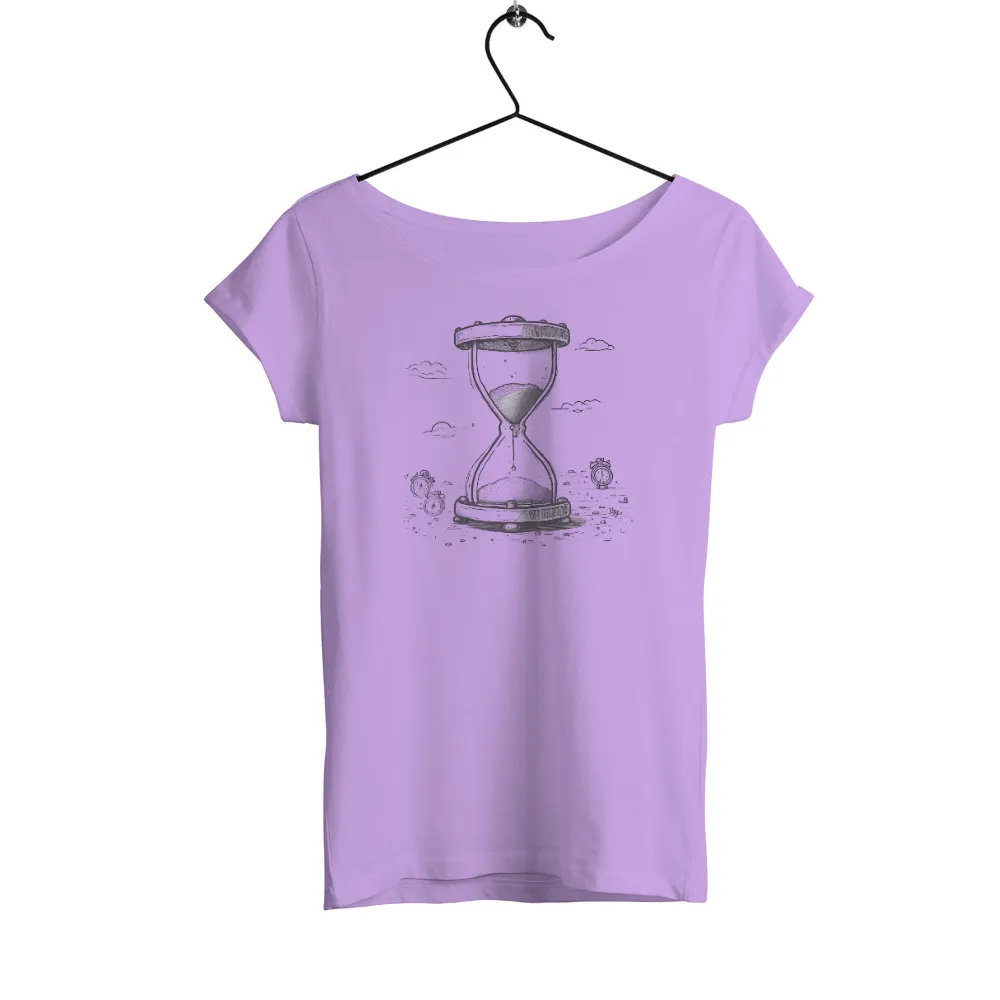 T-Shirts Custom: Timeless Hourglass - Precious Moments in Every Tick|its mow time shirt