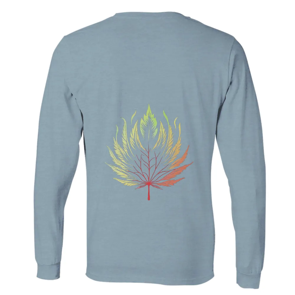 Custom Tee Shirts: Autumn Leaves - Life Cycle and Emotions|nfl inspire change sweatshirt