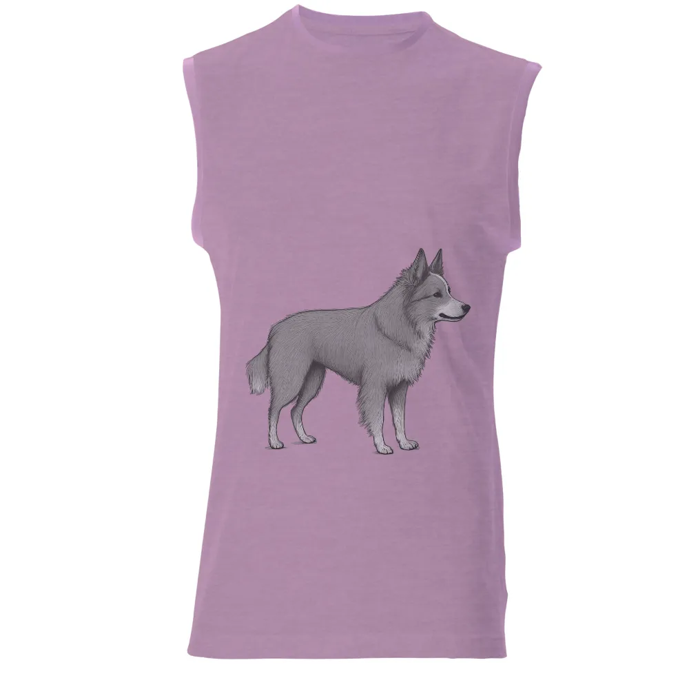 Shirts Graphic Tees: Luna - The Guardian Dog|shirt im only talking to my dog today