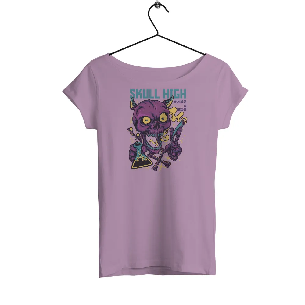 Custom Tee Shirts: Skull High - A Symbol of Rebellion and Freedom|purple valentine shirt