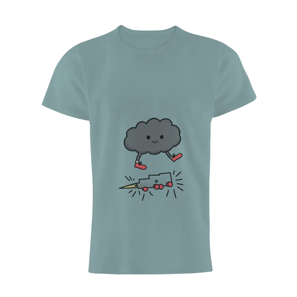 T-Shirts Design: Zephyr and Bolt - Cloud Kicking Car|selfish with my time and energy shirt