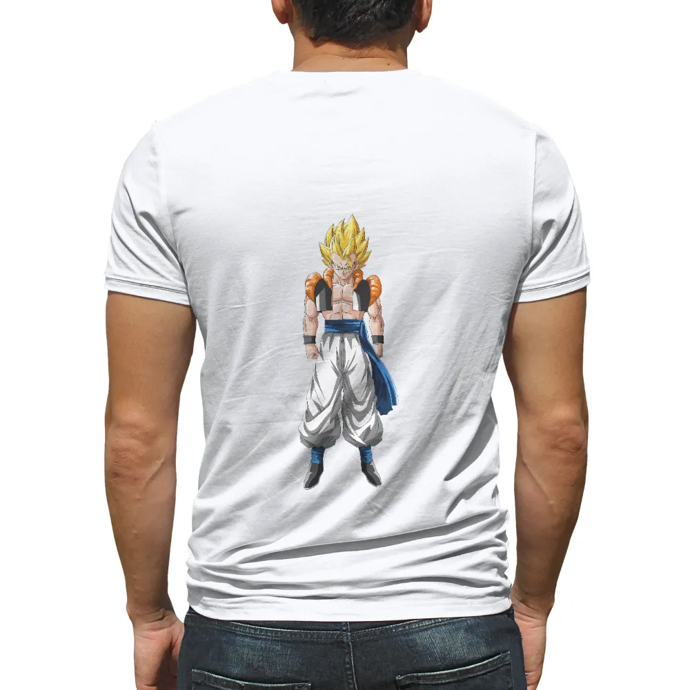 Tee Shirt Printing: Gogeta - The Fusion of Strength and Courage|my dad is my hero police shirt