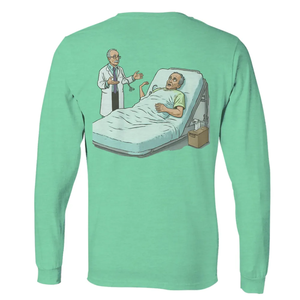 Custom T-Shirt Printing: Doctor-Patient Interaction | Medical Themes| Doctor wearing white coat