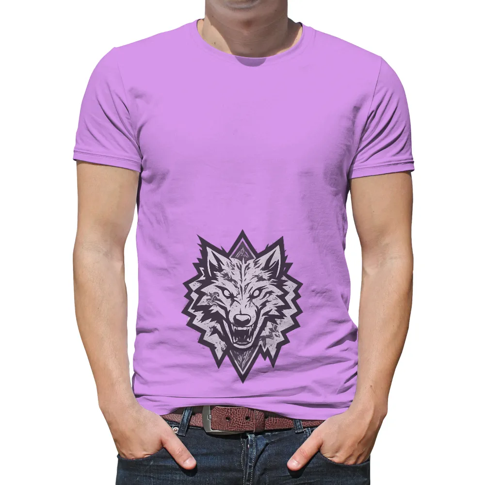 Shirts Graphic Tees: Unleash Your Inner Wolf with Bold Design|wild fable camp shirt