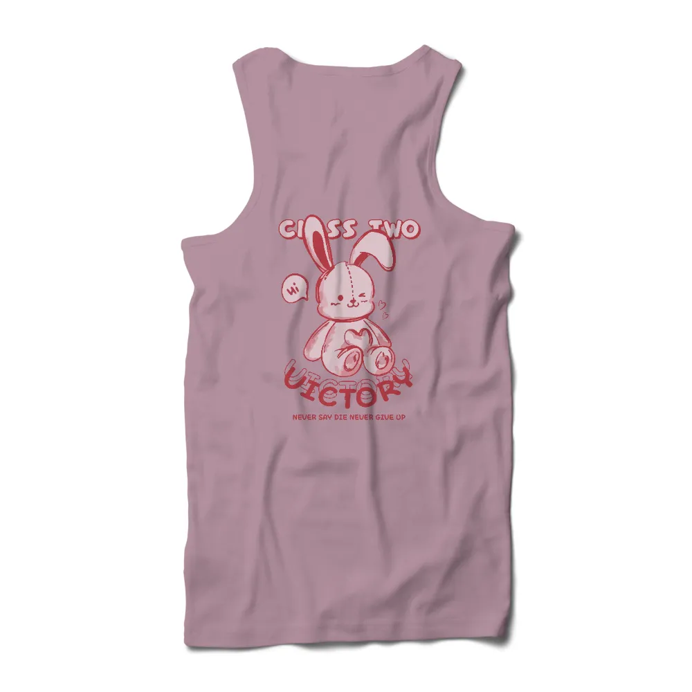 T-Shirts Pattern: Pink Bunny - Class Two Victory|dad humor shirts