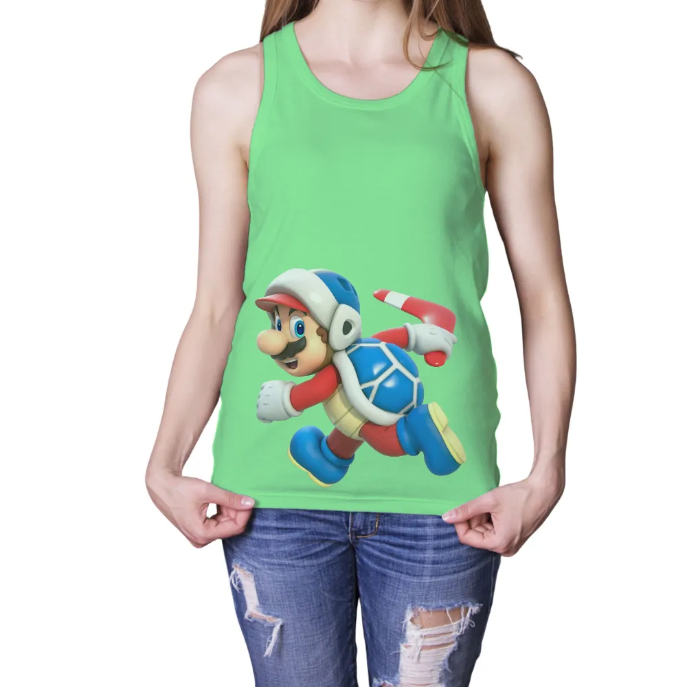 T-Shirts Custom: Futuristic Sports Hero in Video Game Style|you only got video game t shirt