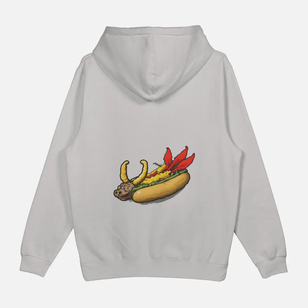 Unique Hot Dog Cartoon Pig Head Design|vintage 70s led zeppelin shirt