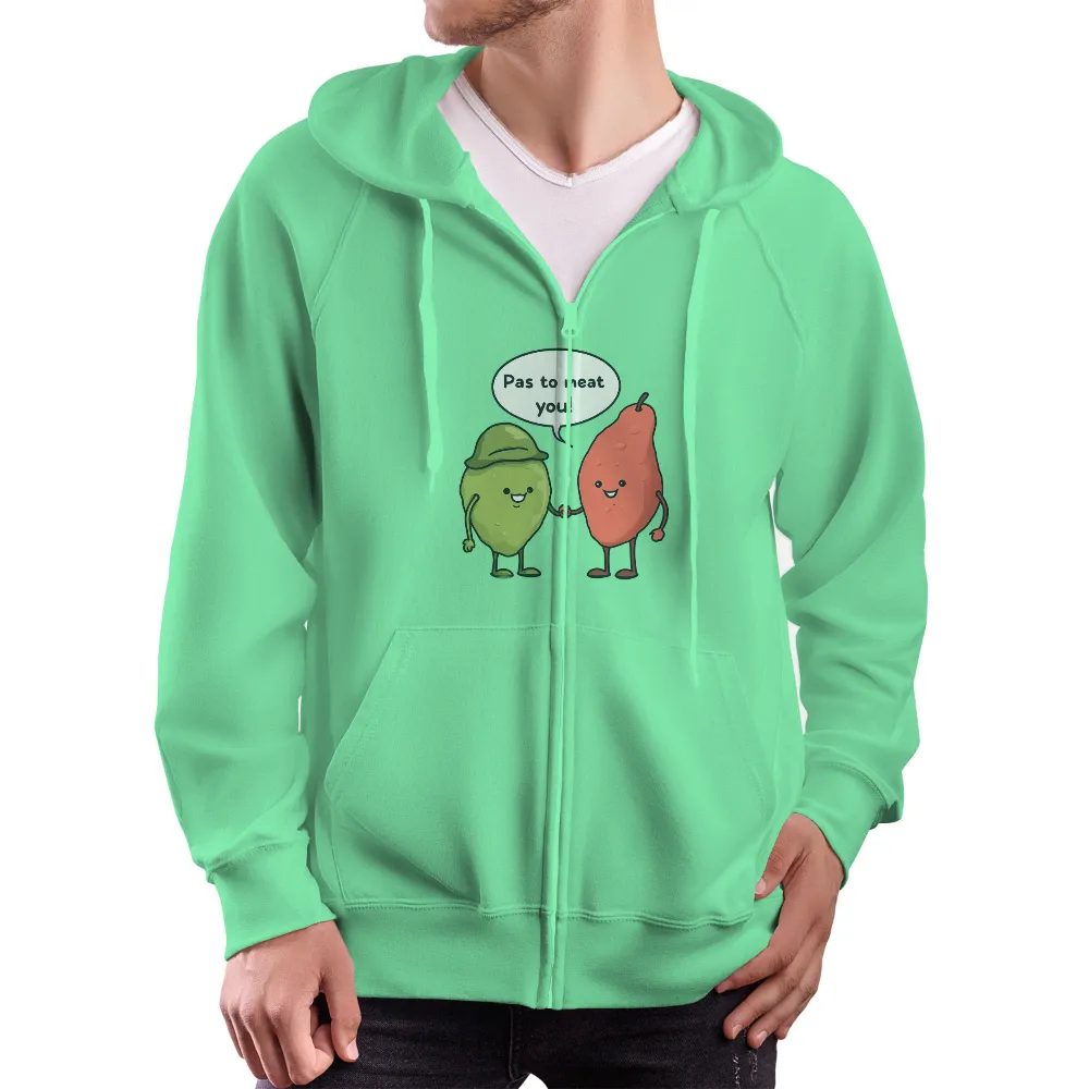 Shirts Graphic Tees: Pas to Meat You - Funny Pear and Lime Friendship|funny 4th shirts