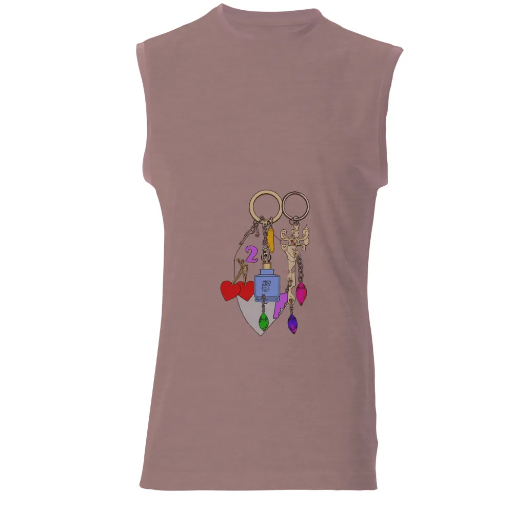 TShirt Printing: Vintage Keys and Charms - Magic, Fantasy, and Love|love for demar shirt nfl