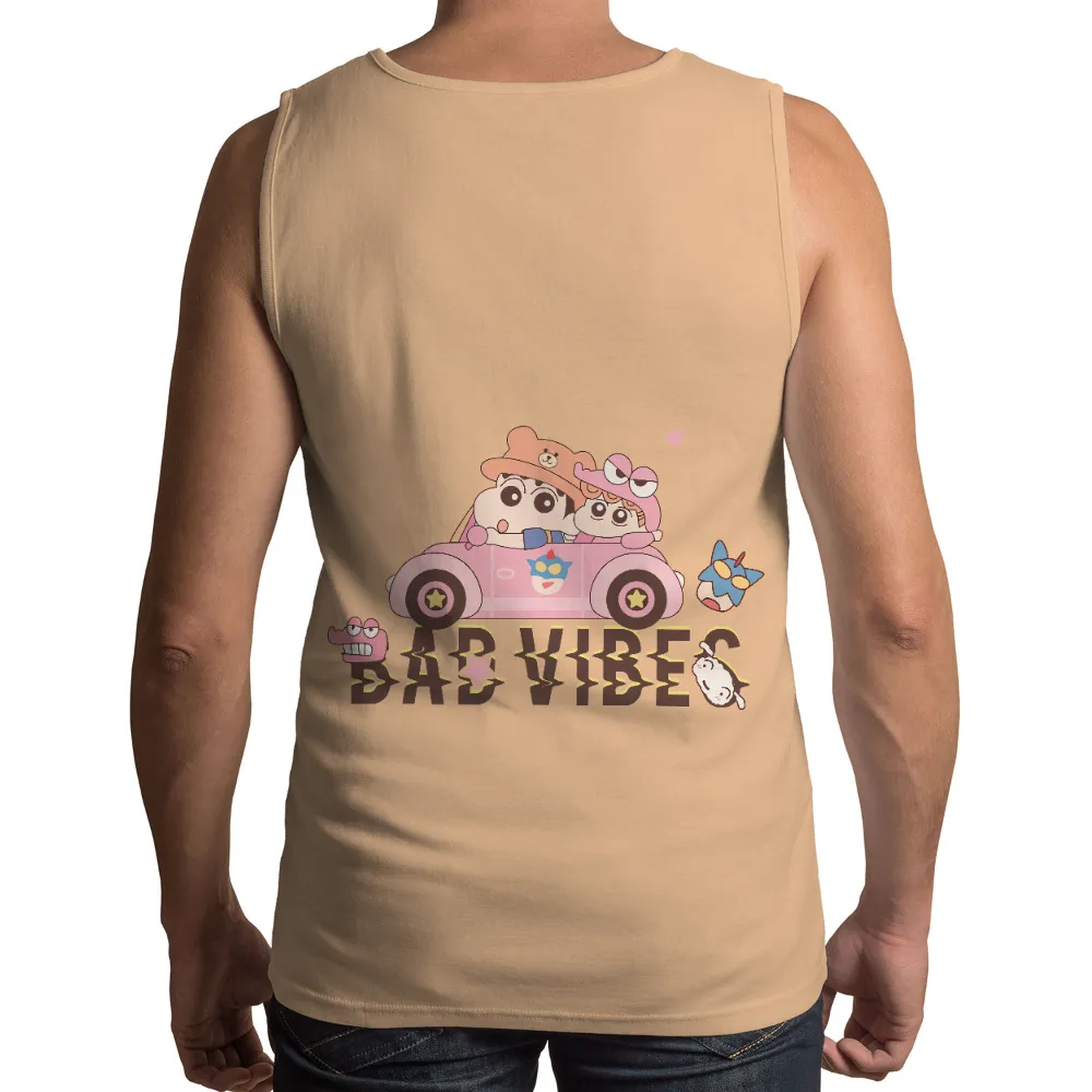 T-Shirt Printing: Quirky Friends Adventure - BAD VIBES|blue jays friends tshirt