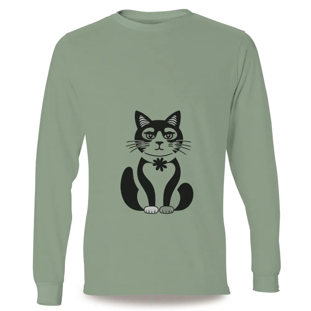 Custom Tee Shirts: The Enchanting Story of Luna the Flower Cat|custom t shirts cyber monday