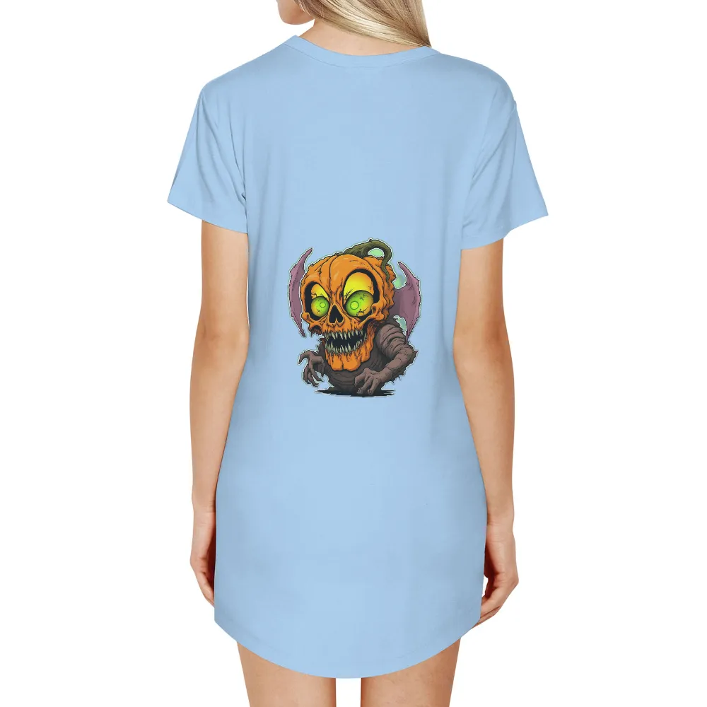 TShirt Design: Halloween Pumpkin Monster| Clawed hands